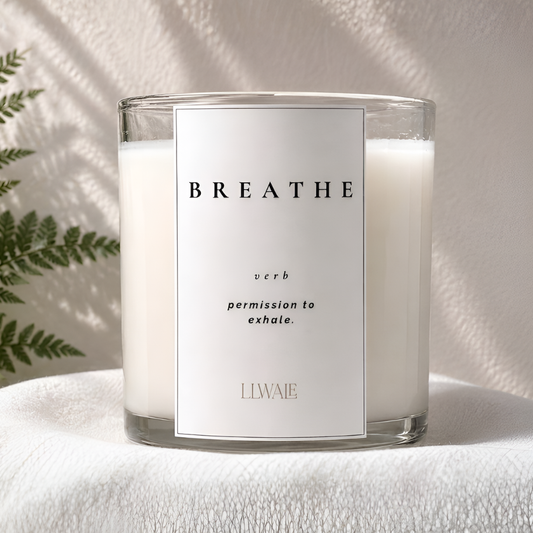 LLWALE Breathe candle hero image 2