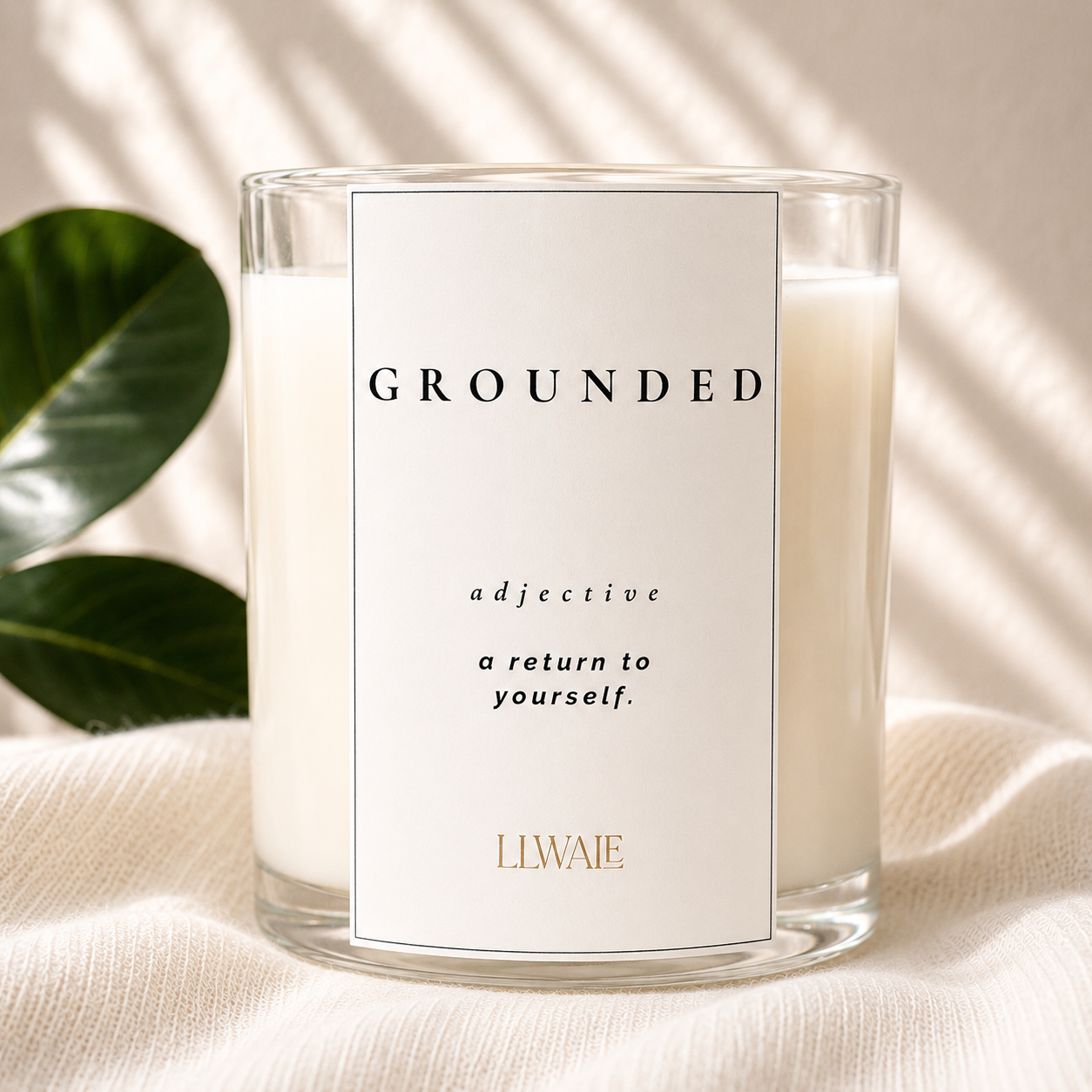 LLWALE Grounded candle hero image variant